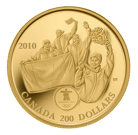 "Go for the Gold" Olympic coin